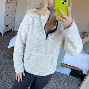 J.Crew Fleece Zip Up Jacket